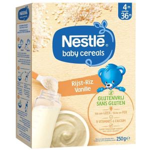 Nestlé® Baby Cereals Rijst Vanille Glutenvrij 250 Beslag