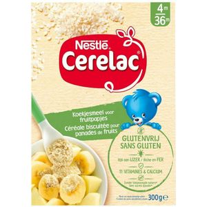 Nestle Cerelac Koekjesmeel Glutenvrij 6+ Maanden 300g