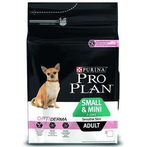Pro Plan Small&Mini Adult Sensitive Skin - Honden Droogvoer - Zalm - 3 kg