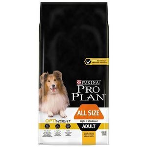 Pro Plan All Sizes Adult Light/Sterilised - Hondenvoer Droogvoer - Kip - 14 kg