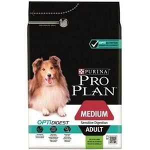 Pro Plan Medium Adult Sensitive Digestion - Honden Droogvoer -Lam - 3 kg