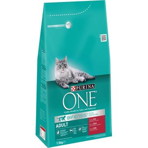 Purina One Adult rund met verse groente 1,5 kg