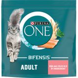 Purina ONE Adult - Kattenvoer Droogvoer - Zalm & Volkoren Granen - 3 kg