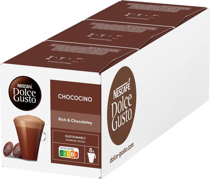 Nescafé Dolce Gusto Chococino - Chocolademelk - 48 Koffiecups Voor 24 Koppen Koffie