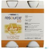 Resource 2.0 Ananas-mango 4x200ml