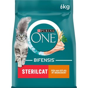 Purina ONE Sterilcat Kattenvoer - Kip & Tarwe - 6kg