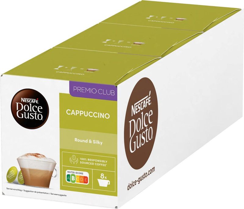 Nescafé Dolce Gusto capsules Cappuccino - 48 koffiecups voor 24 koppen koffie