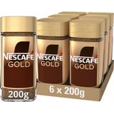 Nescafé Gold oploskoffie - 6 potten à 200 gram