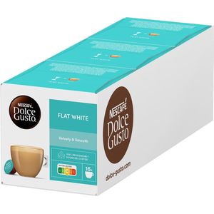 Nescafé Dolce Gusto capsules Flat White - 48 koffiecups - geschikt voor 48 koppen koffie - Dolce Gusto cups
