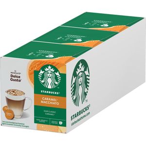 Starbucks - Caramel Macchiato - Koffiecups - 36 Stuks - Voor Nescafé Dolce Gusto