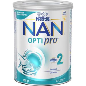 Nestlé - Nan Optipro 2 - Opvolgmelk vanaf 6 maanden - Flesvoeding Baby - 1 x 800 gr