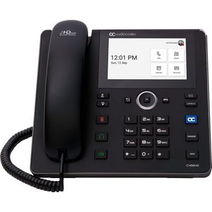Audiocodes Deskphone C455HD Microsoft Teams Zwart, Telefoon, Zwart