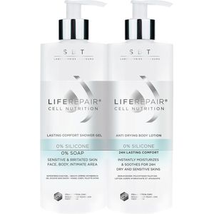SBT Liferepair Duo pack Shower Gel + Body Lotion 2 x 400 ml