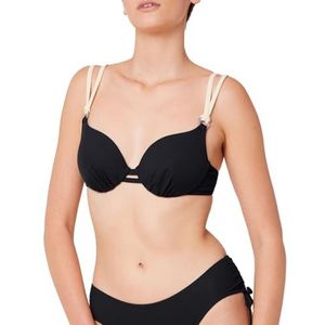 Triumph Beugelbikinitop Summer Glow WP 01 sd uit gestructureerd, gerecycled piqué-materiaal