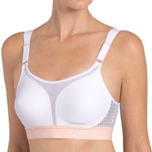 Sport BH - Zwart - 79% Polyamide 21% Elastaan - Ademend en Vochtregulerend