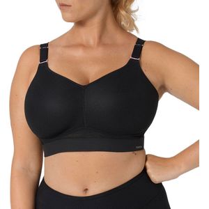 Triactie - Sport BH - Lichtgrijs - Polyamide/Polyester/Elastane - Voorgevormde Cups