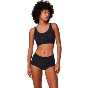 Bralette - Black - 87% Modaal, 13% Elastaan - Zonder Beugels, Niet Gevoerd, Bustier