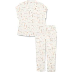 Triumph Dames Boyfriend Fit PW 01 Pajama Set, Skin-Light Combinatie, 38, Skin - Light Combination, 38