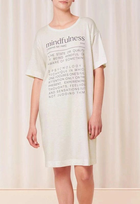 Triumph - Dames Nachthemd - Crème - Korte Mouw - Modal