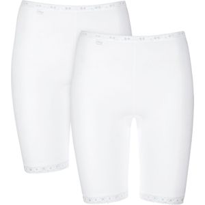 Sloggi Sloggi Basic + lang 2 stuks damesondergoed, Wit.