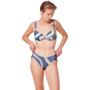 TRIUMPH - Summer Allure - Bikinislip - Bedrukt Blauw/Ecru - 77% Polyamide