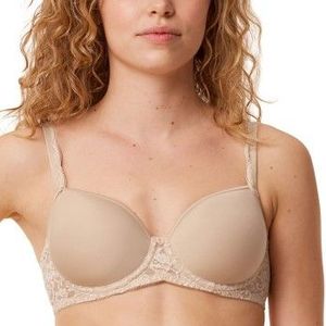 Balconette Bh - Naturel - Microtouch - Verstevigd - Gewatteerd