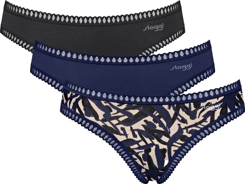 Sloggi - Go Crush Mini - Slipjes - Set van 3 - Biologisch Katoen