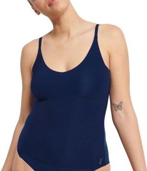 ZERO FEEL - Tanktop - Zwart - Gerecycled Polyamide - Dunne Bandjes