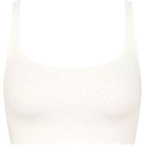 Bralette - Silk White - Kant - Verwijderbare Cups - Naadloos