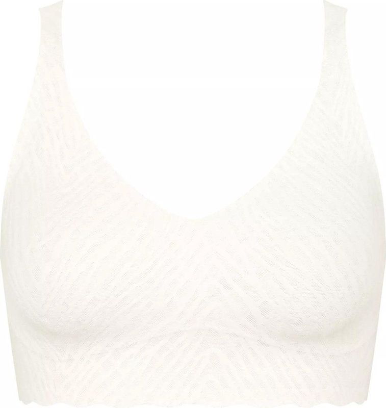 Sloggi - ZERO Feel Bliss - Bralette - Silk White - GRS-gecertificeerd Gerecycled Garen