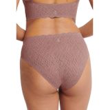 SLOGGI - Zero Feel Bliss - Hoog Uitgesneden Slip - Kastanje Kleur - Polyamide