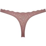 Sloggi - Zero Feel - Kanten String - Roze - Microfiber - Seamless