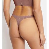 Sloggi - Zero Feel - Kanten String - Roze - Microfiber - Seamless