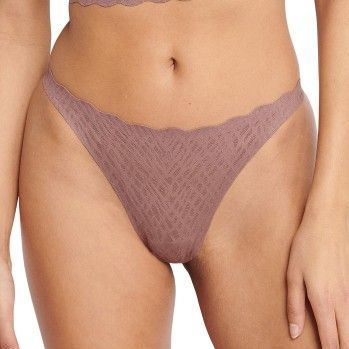 Sloggi - Zero Feel - Kanten String - Roze - Microfiber - Seamless