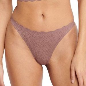 Sloggi - Zero Feel - Kanten String - Roze - Microfiber - Seamless