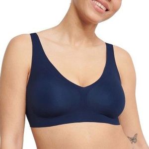 Sloggi Zero Feel Bralette padded 2.0 - naadloze Bh - XXL - Blauw