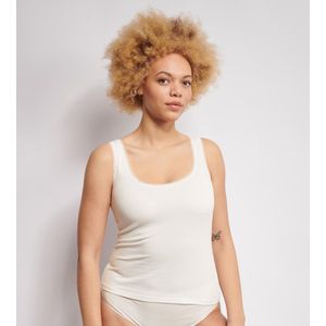 Sloggi - GO Tank Top 2 Pak - Onderhemd - Zijde Wit - Biologisch Katoen