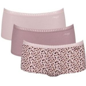 SLOGGI - Go Crush - Hipsters - Roze - Katoen - Set van 3