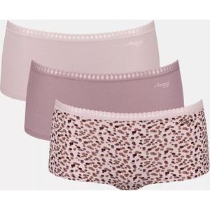 SLOGGI - Go Crush - Hipsters - Roze - Katoen - Set van 3