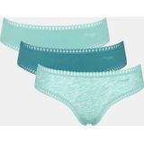 sloggi GO Crush Hipster 3 pak Dames Onderbroek Rose Rood combinatie