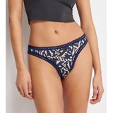 SLOGGI - Go Crush - String - Blauw - Katoen - Set van 3