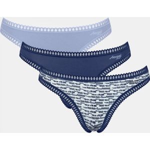 Sloggi 3-pack Go Crush string dames - XS - Roze