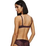 Balconette BH - Deep Burgundy - Microtouch - Naadloos Met Beugel