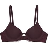 Balconette BH - Deep Burgundy - Microtouch - Naadloos Met Beugel
