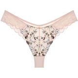 Slips - FOUNDATION BEIGE - Katoen - Aansluitend met Kant