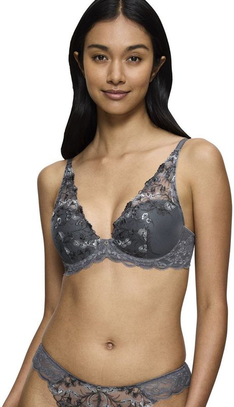 Bralette - Pebble Grey - 64% Polyester, 29% Polyamide, 7% Elastaan