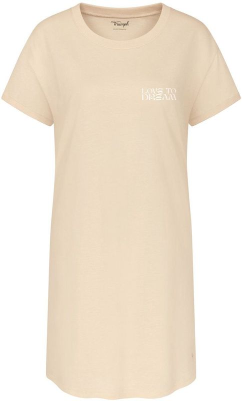 Nachthemd - Modern - Ronde Hals - Korte Mouwen - Met Zak