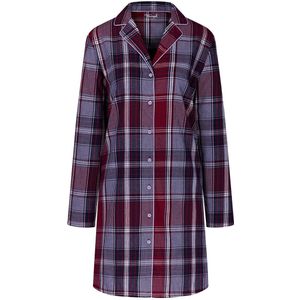 Triumph - Boyfriend Ndw X Checks - Nachthemd - Rood/Dark - Katoen