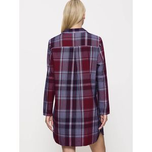 Triumph - Boyfriend NDW X Checks - Nachthemd - Rood - 1-delig