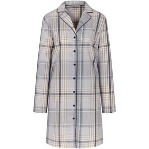 Triumph - Boyfriend NDW X Checks - Nachthemd - Blauw - Licht Combinatie - Comfortabel en Stijlvol